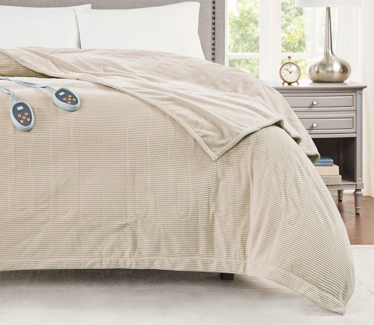 Electric Micro Fleece Heated Blanket