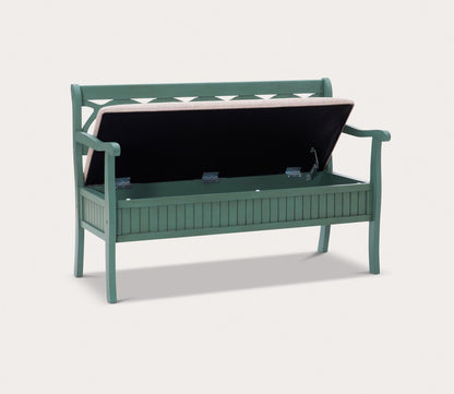 Elliana Wood Storage Bench by Powell