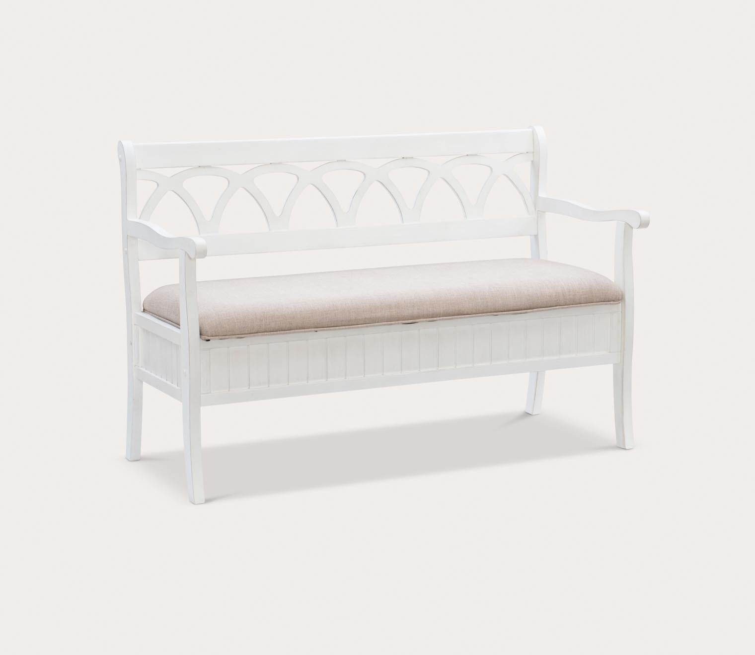 Elliana Wood Storage Bench by Powell