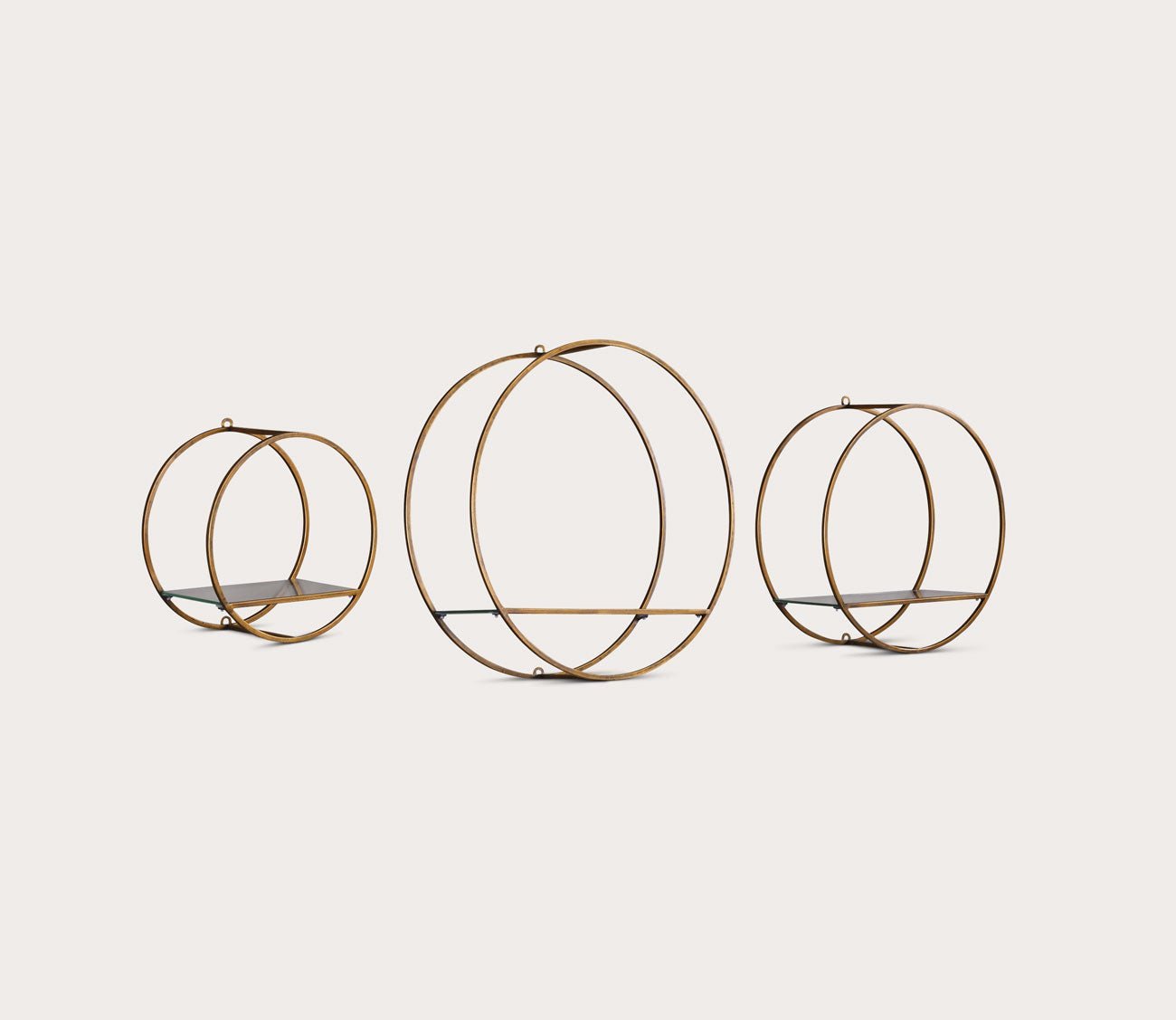 Ellison Drum Cage Shelves by Uttermost