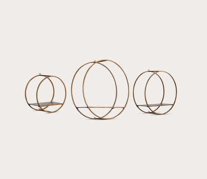Ellison Drum Cage Shelves by Uttermost