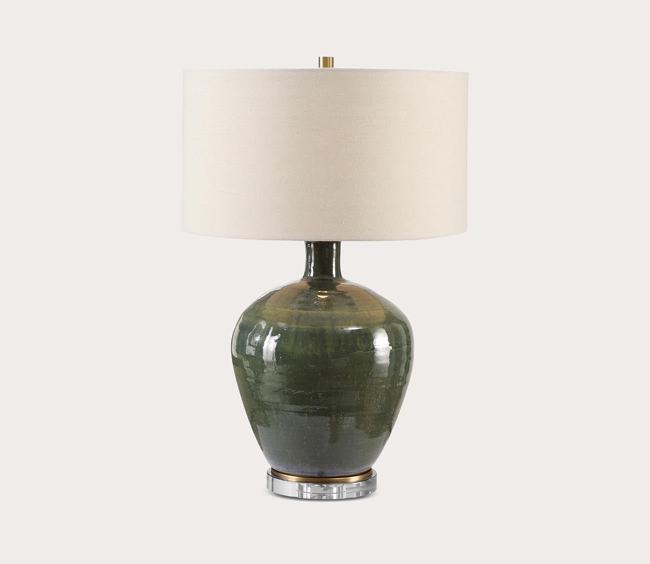 Elva Emerald Table Lamp by Uttermost