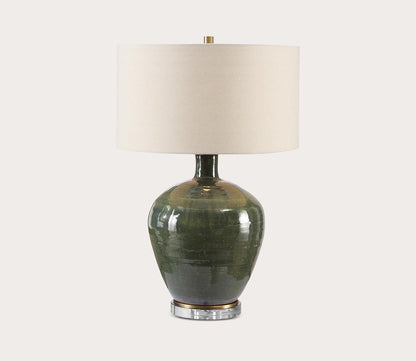Elva Emerald Table Lamp by Uttermost