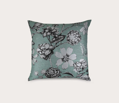 Enchanted Floral Jacquard Throw Pillow by Ann Gish