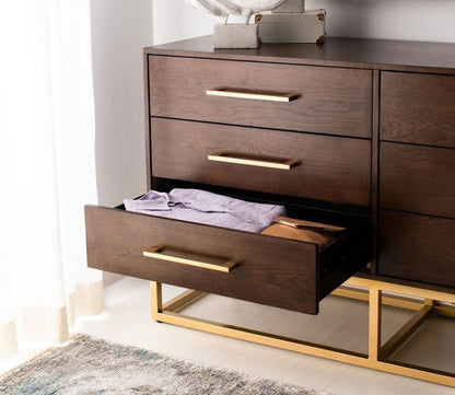 Estelle 6-Drawer Wood Dresser by Safavieh