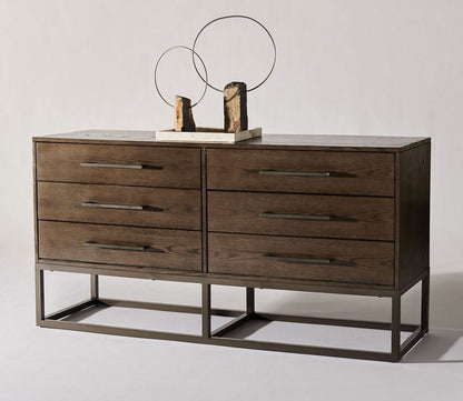 Estelle 6-Drawer Wood Dresser by Safavieh