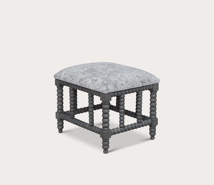 Estes Faux Cow Hide Small Bench by Uttermost