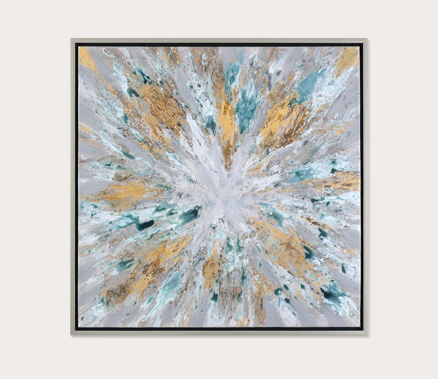 Exploding Star Hand Painted Canvas by Uttermost