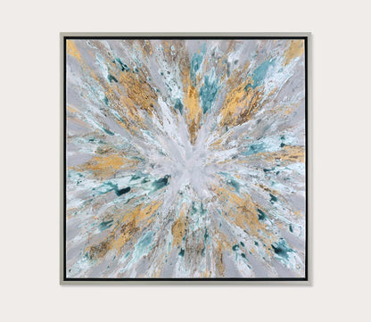 Exploding Star Hand Painted Canvas by Uttermost