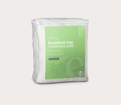 Extra Thick Bamboo Mattress Pad by eLuxury