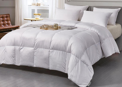 Extra Warmth Ultra-Soft Nano-Touch White Down Fiber Comforter by Elle Décor
