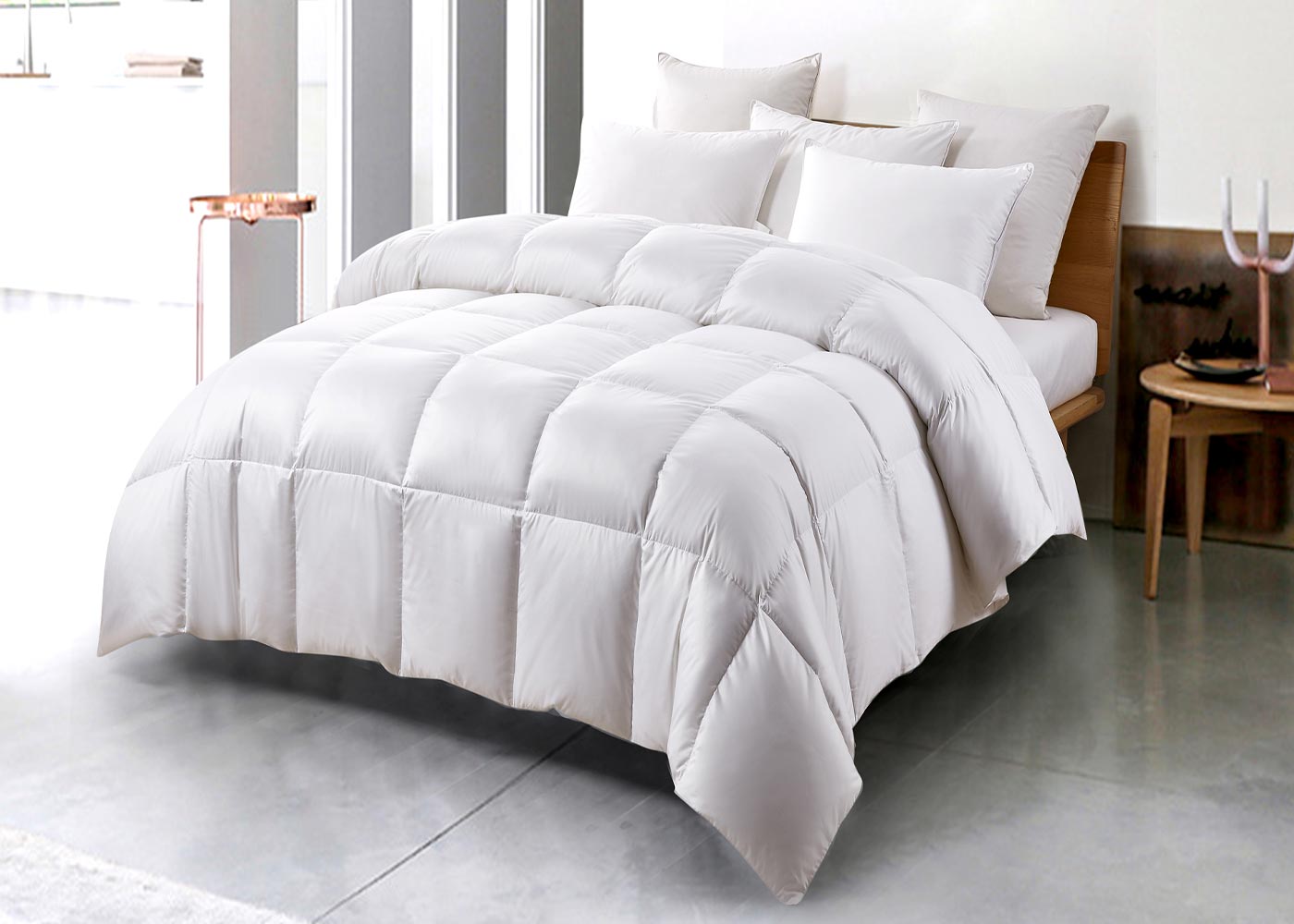 Extra Warmth White Down Fiber Comforter