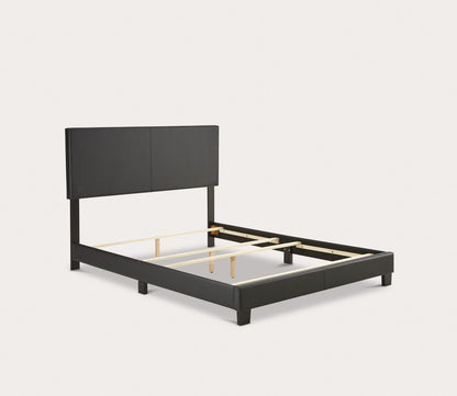 Fairfield Faux Leather Upholstered Platform Bed by Arkotec
