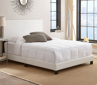 Fairfield Faux Leather Upholstered Platform Bed by Arkotec