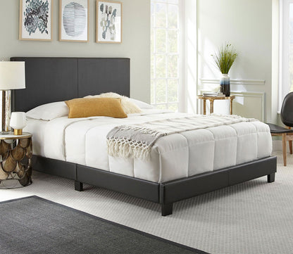 Fairfield Faux Leather Upholstered Platform Bed by Arkotec