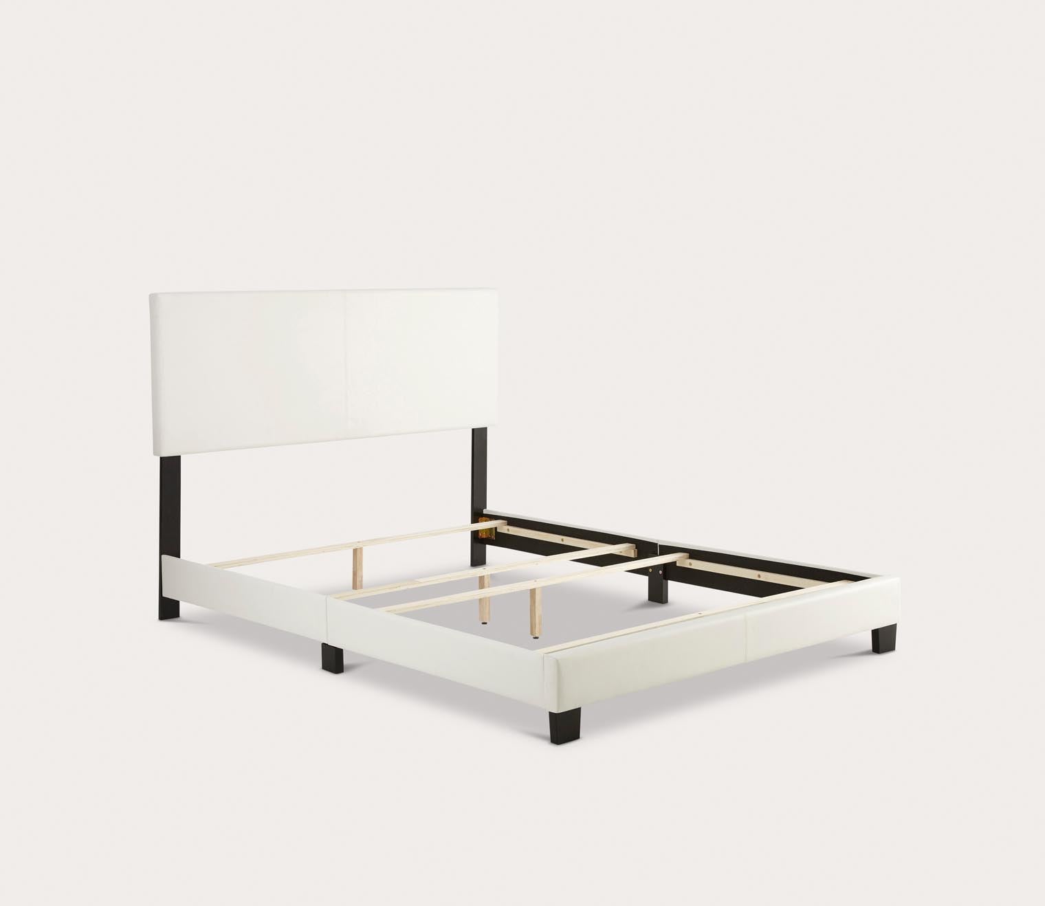 Fairfield Faux Leather Upholstered Platform Bed by Arkotec