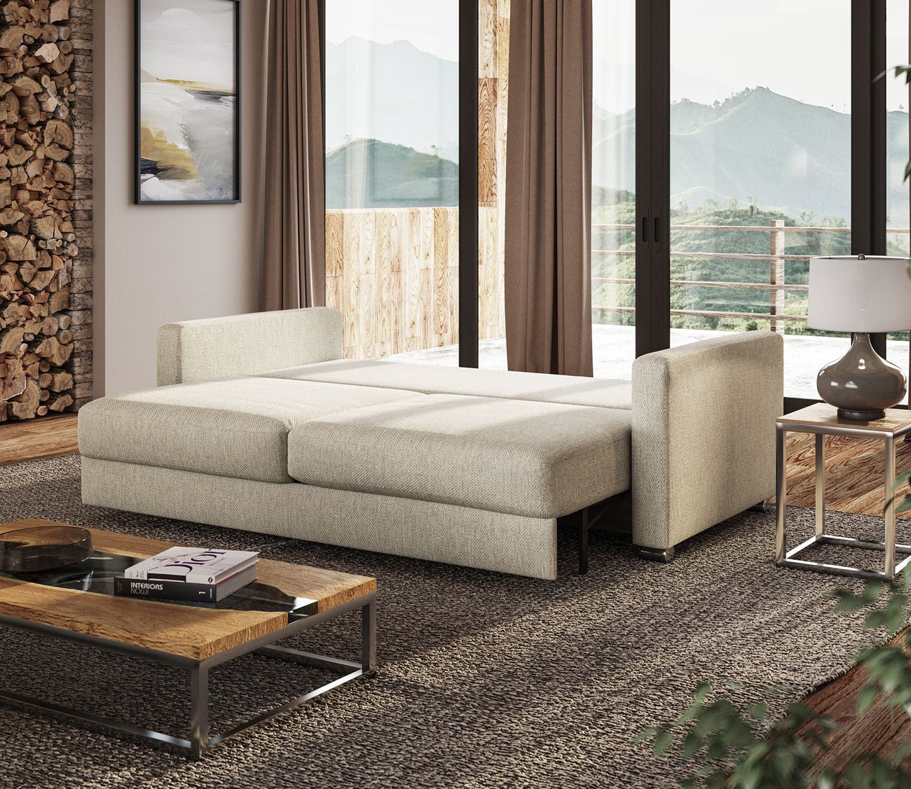 Fantasy 2 Sleeper Sofa by Luonto