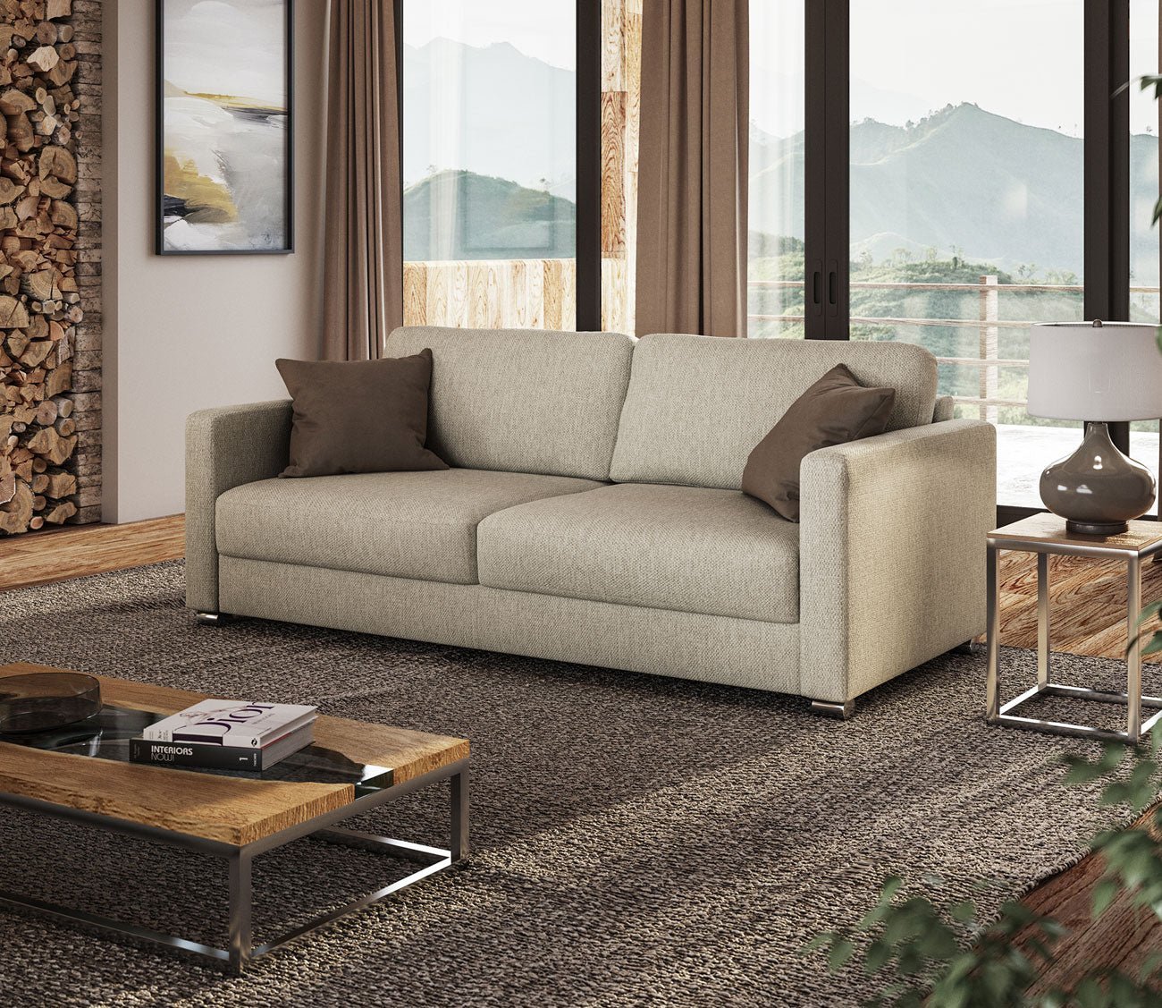 Fantasy 2 Sleeper Sofa by Luonto