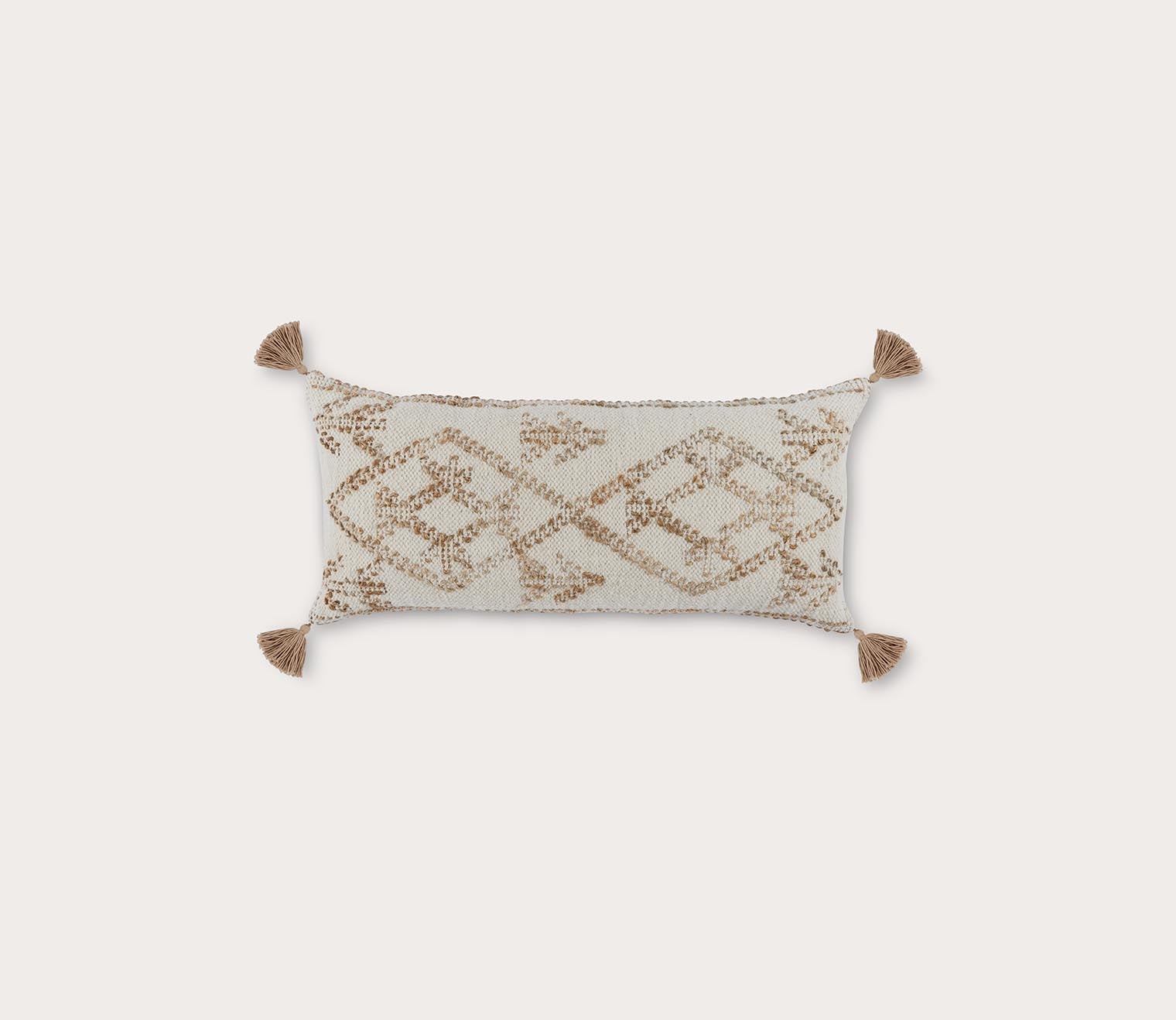 Farm Ivory Natural Throw Pillow