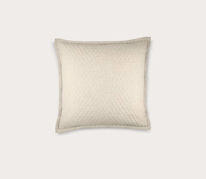 Faux Flax Quilted Coverlet and Euro Sham Set by Ann Gish