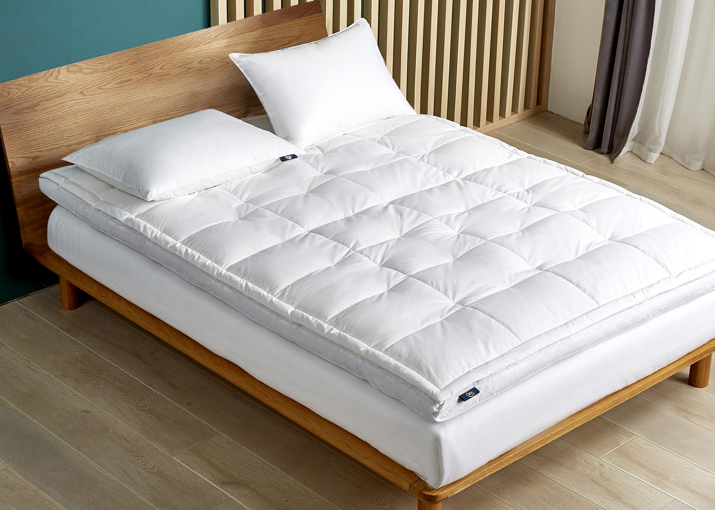 Feather and Down Fiber Top Featherbed