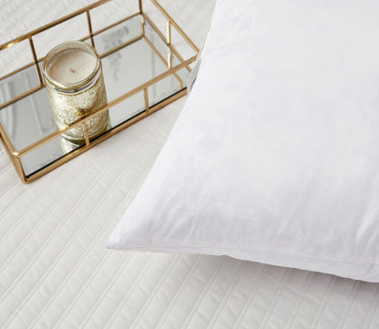 Feather Euro Square Pillow 2-Pack by Serta