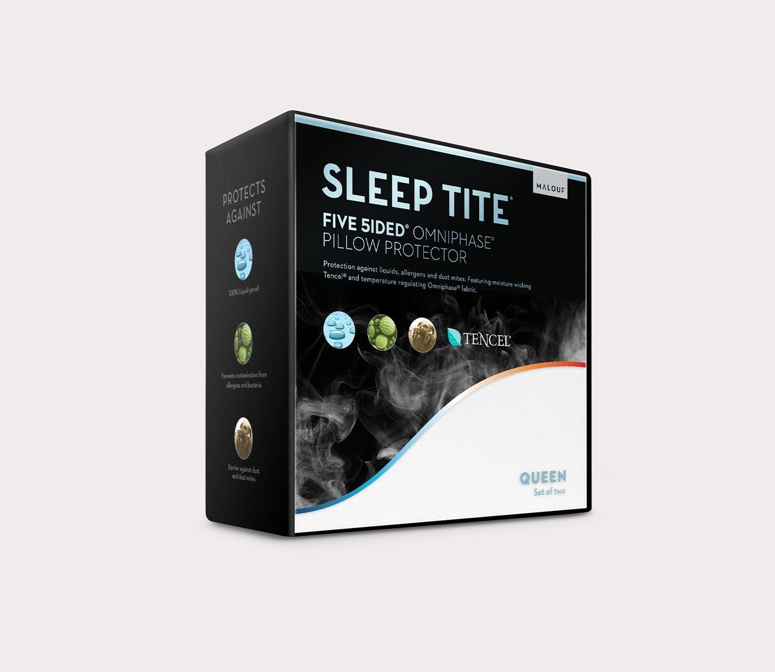 Five Sided Omniphase Pillow Protector 2-Pack