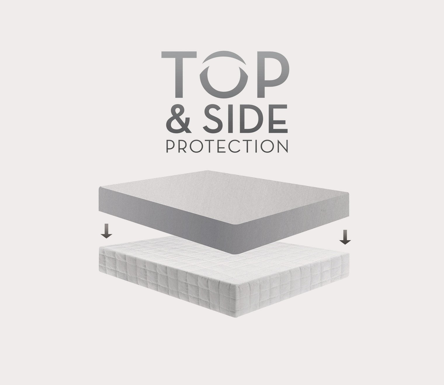 Five Sided Smooth Mattress Protector by Malouf