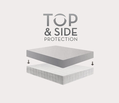 Five Sided Smooth Mattress Protector by Malouf