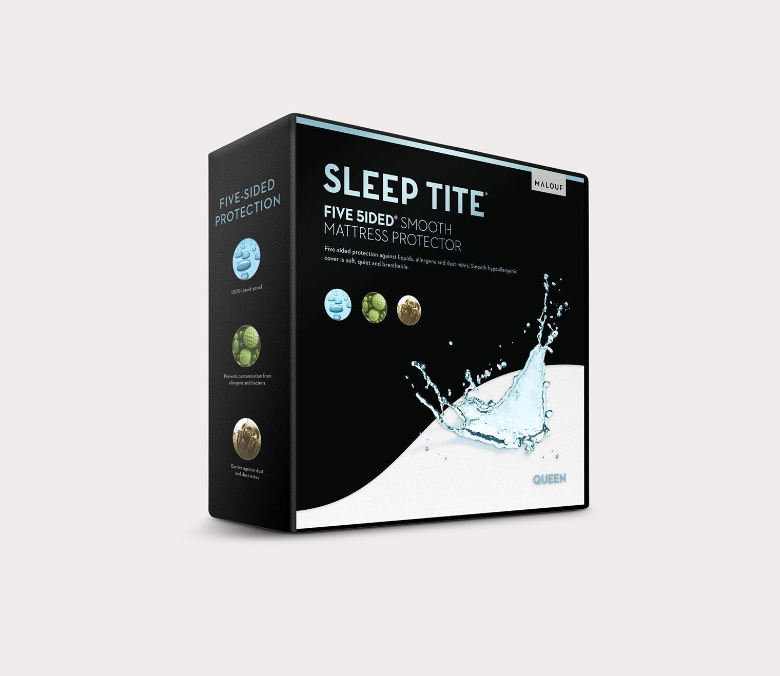 Five Sided Smooth Mattress Protector