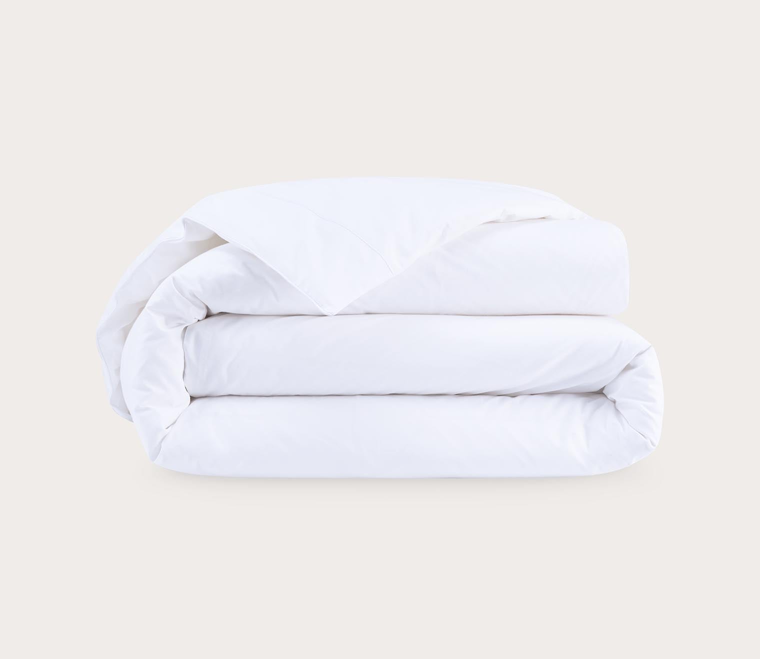 Flandre Embroidered Organic Cotton Percale Duvet Cover by Yves Delorme