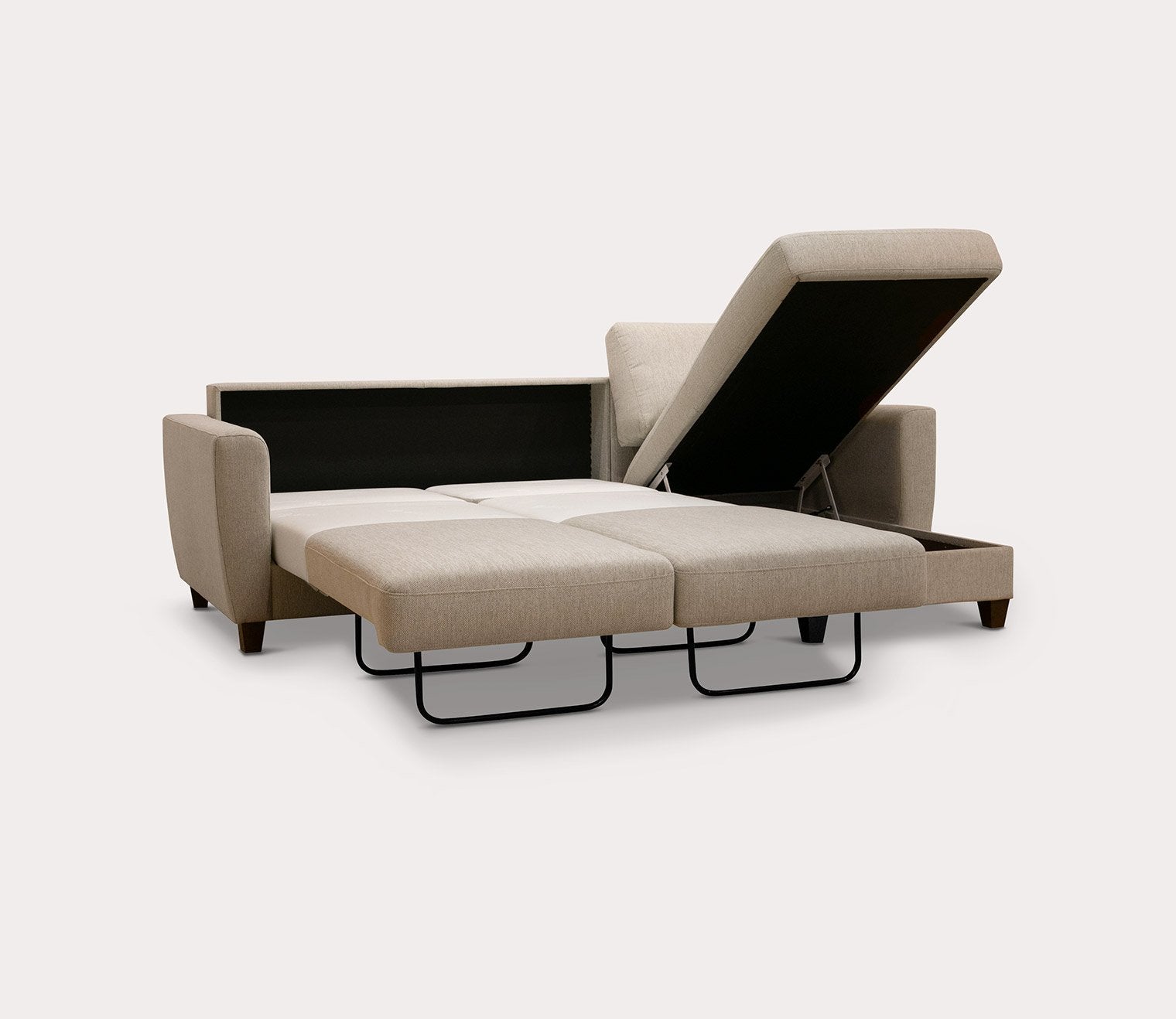 Flex Loveseat Chaise Sleeper Sofa by Luonto