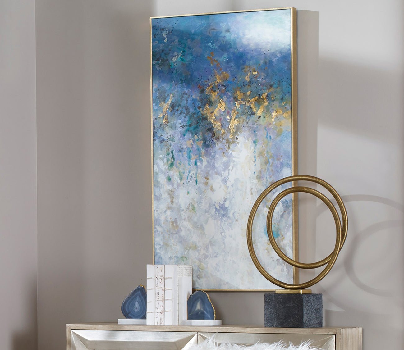 Floating Hand Painted Canvas by Uttermost