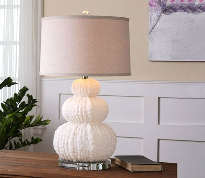 Fontanne Shell Ivory Table Lamp by Uttermost