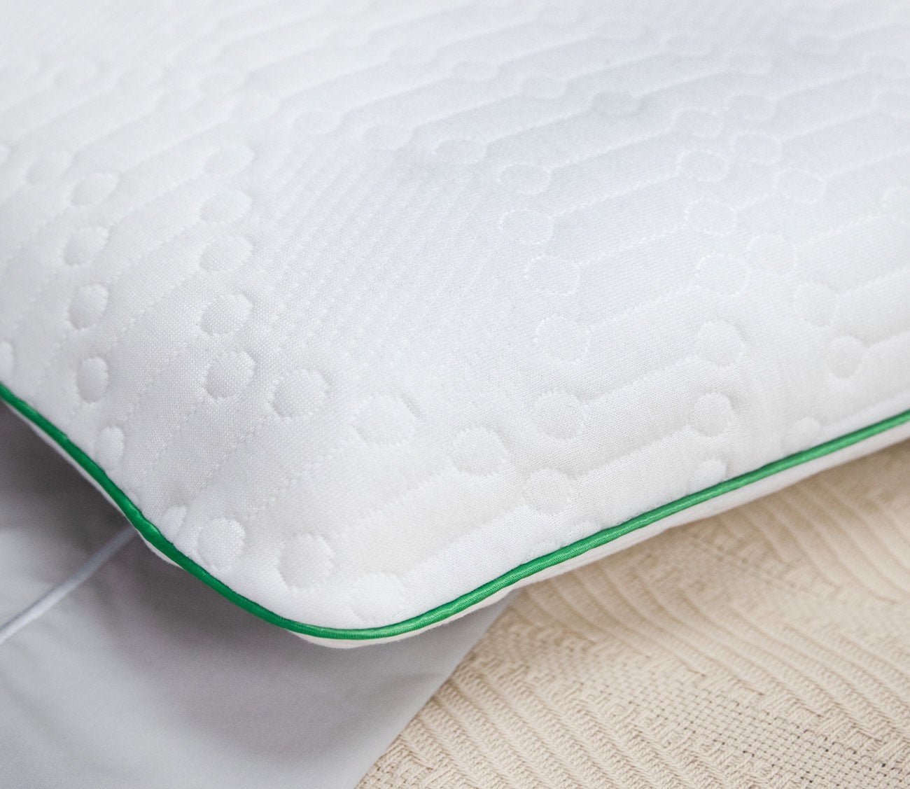 Fresh and Clean Antimicrobial Classic Comfort Memory Foam Pillow by Soft-Tex