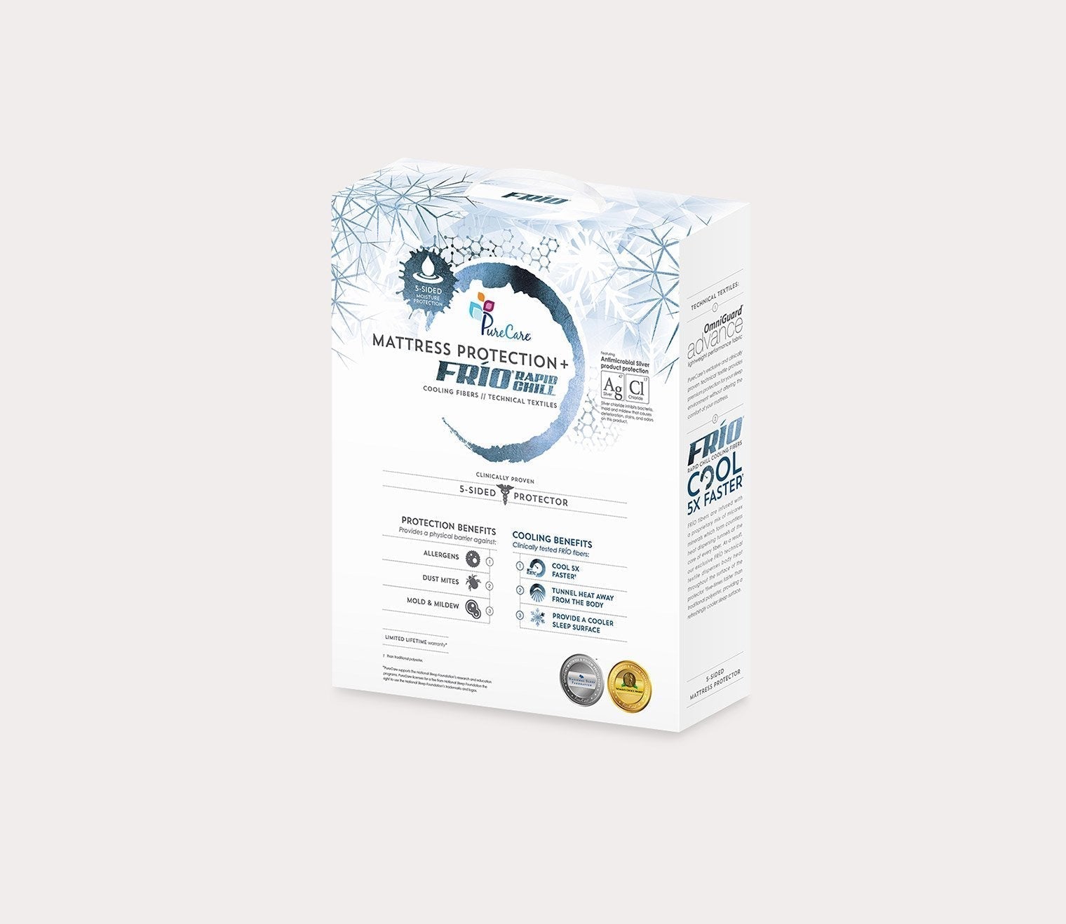 FRIO 5-Sided Mattress Protector by PureCare