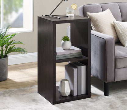 Galli Espresso 2 Cubby Storage Cabinet by Linon