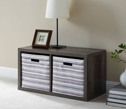 Galli Espresso 2 Cubby Storage Cabinet by Linon