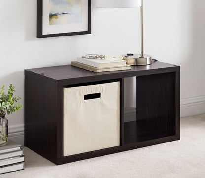 Galli Espresso 2 Cubby Storage Cabinet by Linon