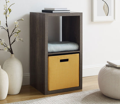 Galli Espresso 2 Cubby Storage Cabinet by Linon
