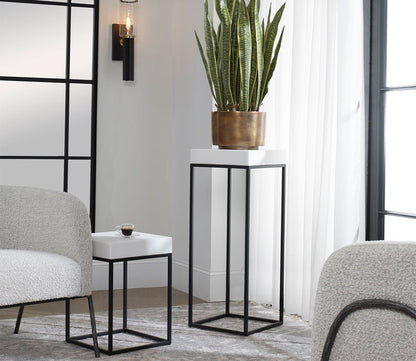 Gambia Marble Accent Table by Uttermost