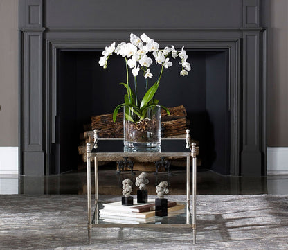 Gannon Mirrored Glass Coffee Table by Uttermost