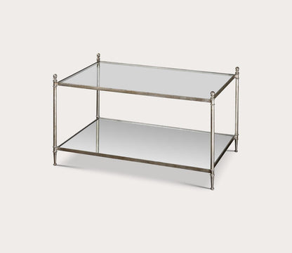 Gannon Mirrored Glass Coffee Table by Uttermost