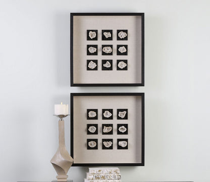 Geode Linen Shadow Box by Uttermost
