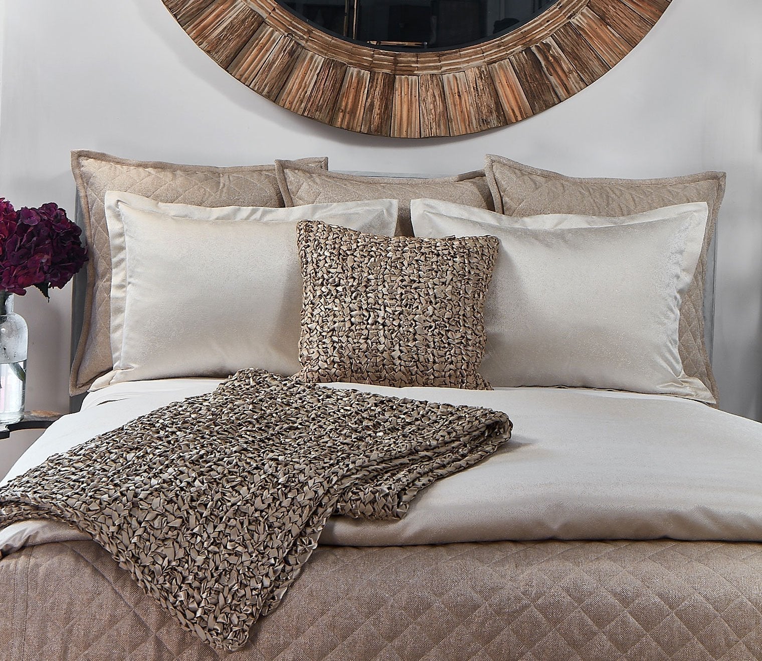 Geometric Imprint 3-Piece Duvet Cover Set