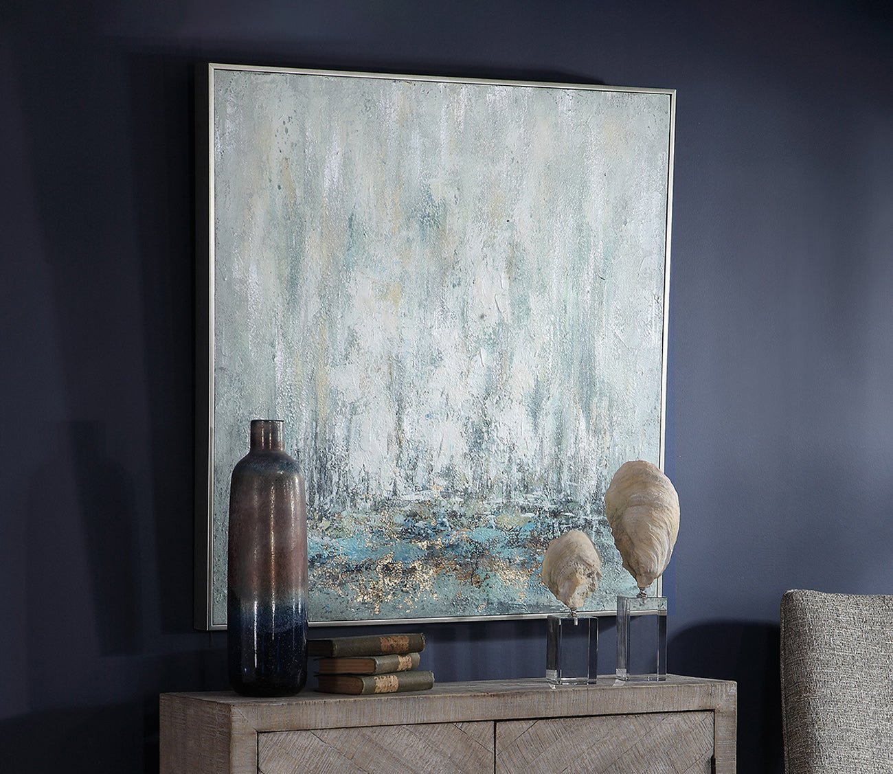 Ghost Ship Hand Painted Canvas by Uttermost
