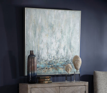 Ghost Ship Hand Painted Canvas by Uttermost