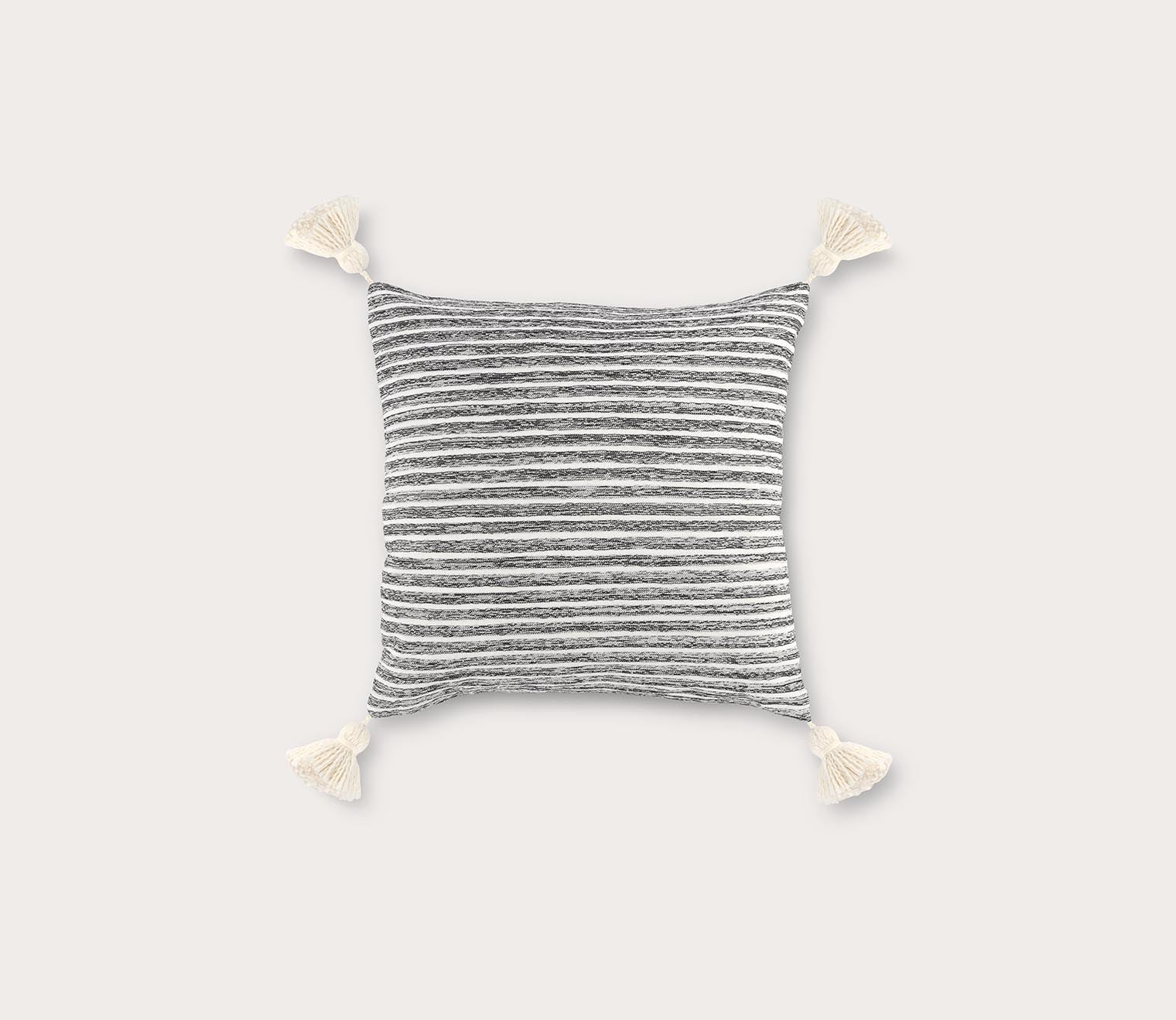 Giada Black Ivory Throw Pillow