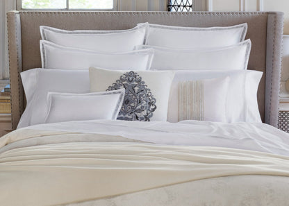 Giza Trina Cotton Flat Sheet by Sferra