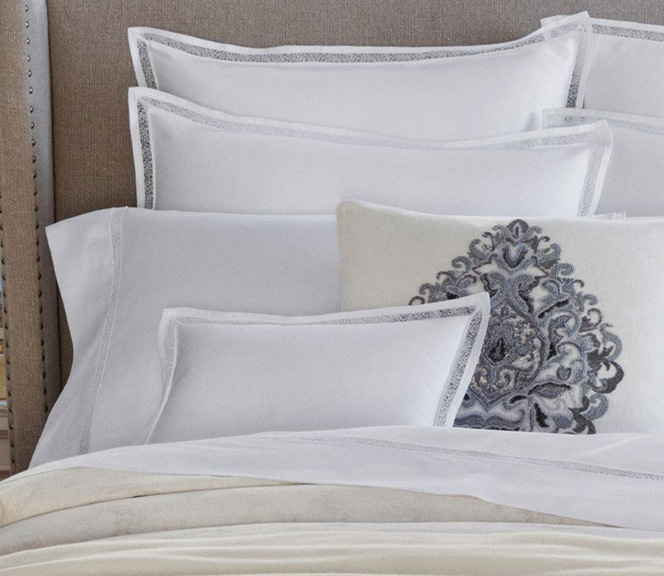 Giza Trina Cotton Pillow Shams